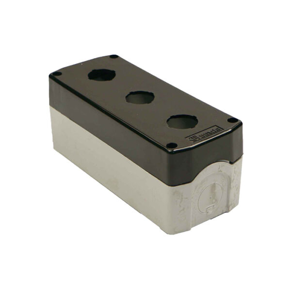 BT3-3000-0002 3’lü Buton Kutusu (Siyah)