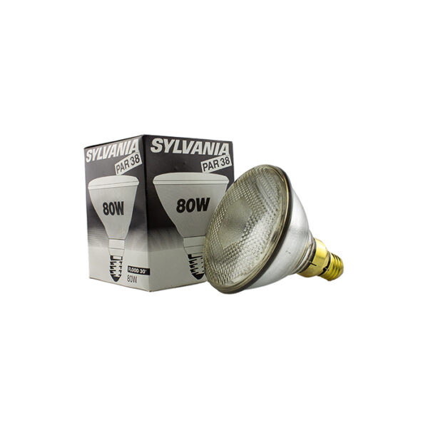 240V 80W Flood 30° Par 38 Ampul Şeffaf (E-27)